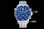 Omega Seamaster 300M Blue Chronograph Replica Swiss CAL.9900 Watch 